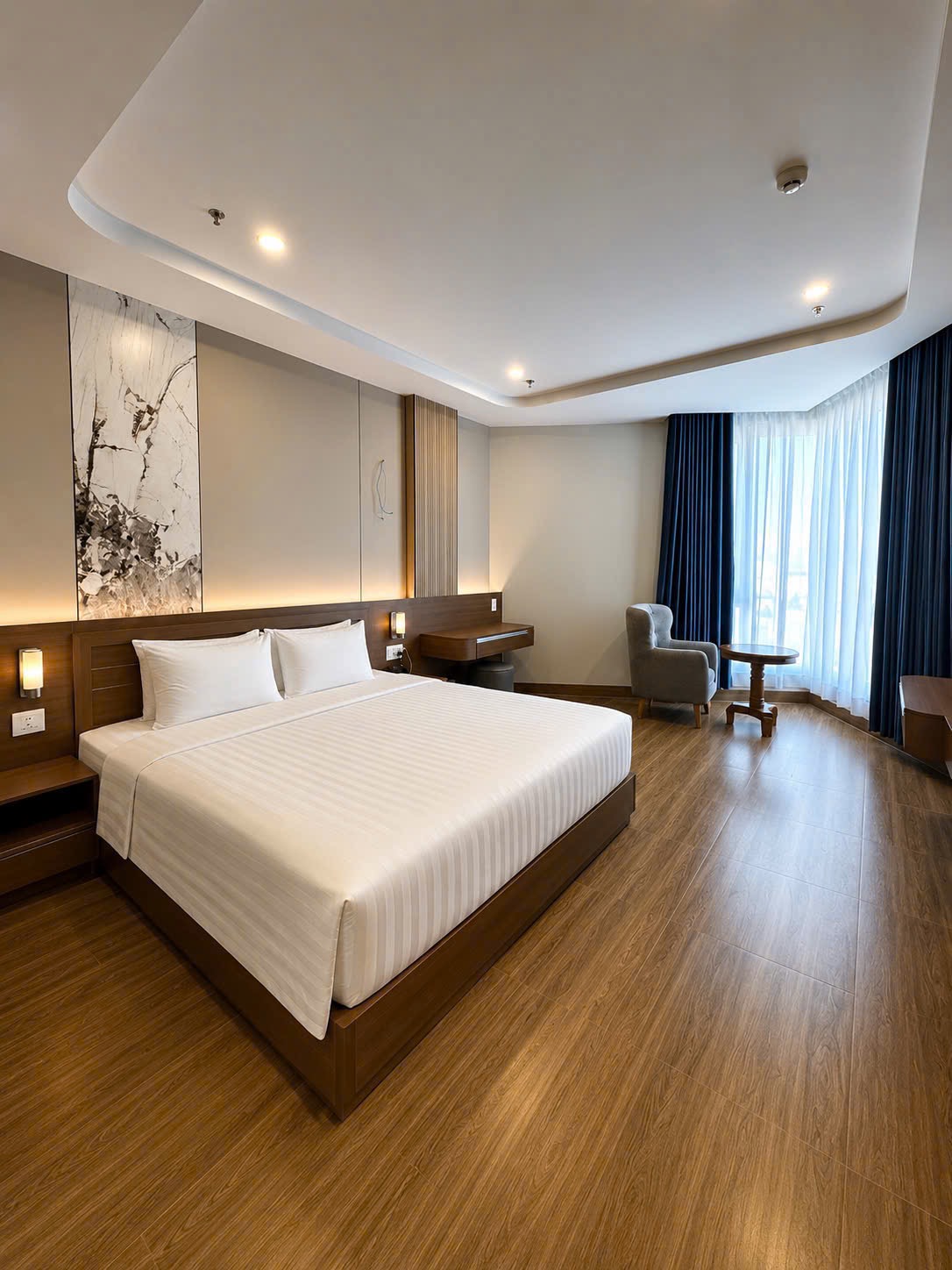 Phòng Phòng Deluxe Hướng Biển — Khách Sạn Ngọc Thành